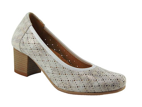 AXEL-dámske biele zdravotné lodičky G1/2