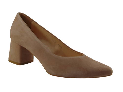 KORDEL-dámske béžové velúrové lodičky G