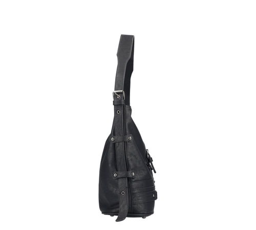 RIEKER-dámska čierna kabelka/crossbody – Obrázok 4