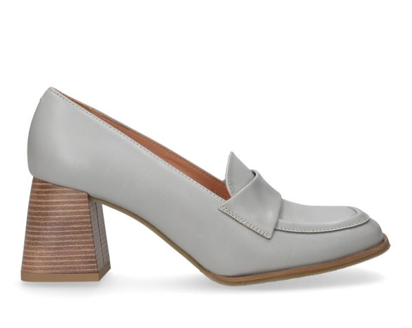 BIOECO-dámske elegantné šedé mokasíny G – Obrázok 3