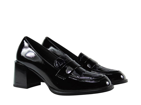 EPICA-dámske elegantné čierne mokasíny G – Obrázok 4