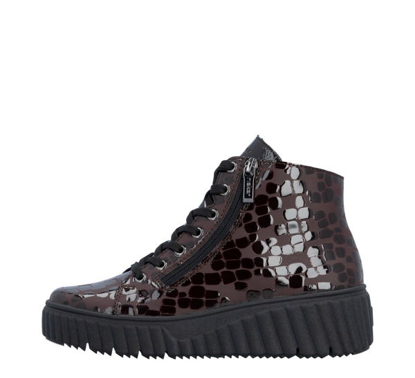 RIEKER REVOLUTION-choco/hnedá členková obuv G – Obrázok 6