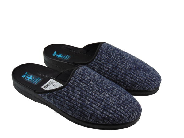 ADANEX BIO-pánske modré domáce papuče