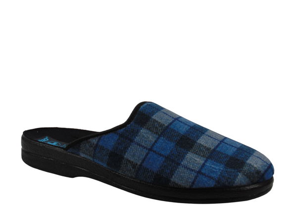 ADANEX BIO-pánske modré domáce papuče – Obrázok 2