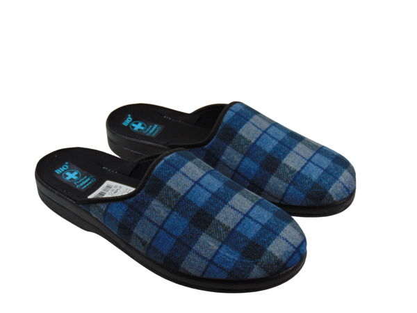 ADANEX BIO-pánske modré domáce papuče